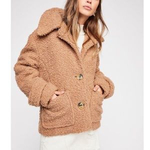 Free People so soft teddy Sherpa coat